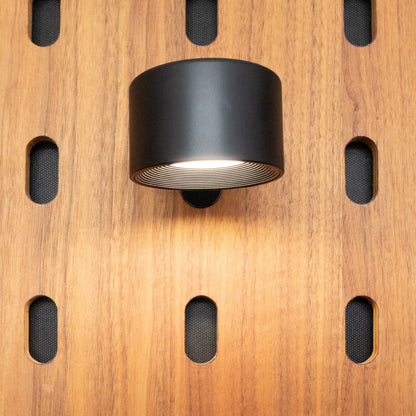 LED Leseleuchte auf Kugelmagnet drehbar